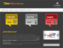 Tablet Screenshot of ciberadiccion.es